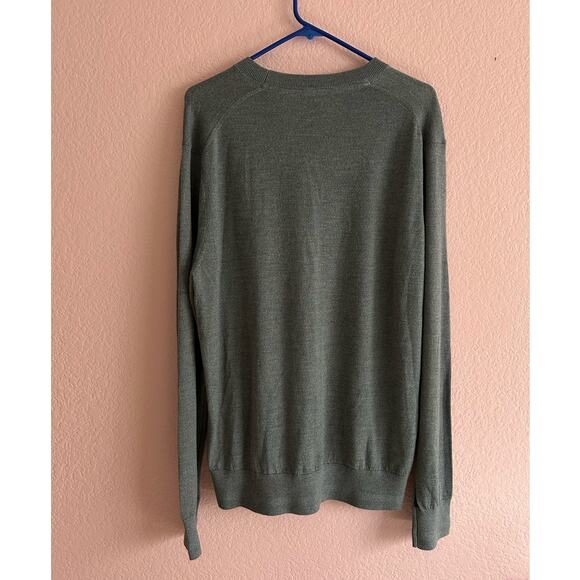 Ted Baker Cardiff Merino Wool Crew Neck Jumper Sweater Grey Size 6 XXL NWT - Picture 4 of 16